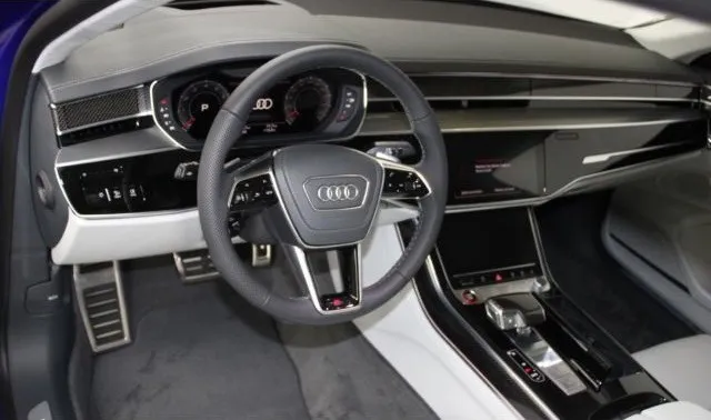 Audi S8 Quattro =Carbon= Titan Black Optic/Pano Гаранция Image 5