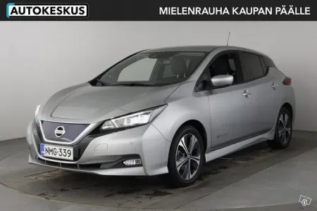Nissan Leaf Tekna MY19,5 40 kWh Leather *Auto pilot / BOSE hifi / Navi / Kamerat* - Autohuumakorko 1,99%+kulut -